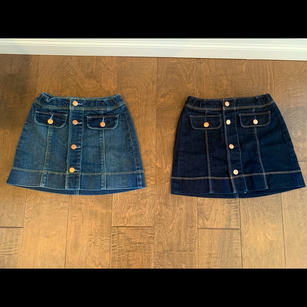 Girls Denim Skirt Lot